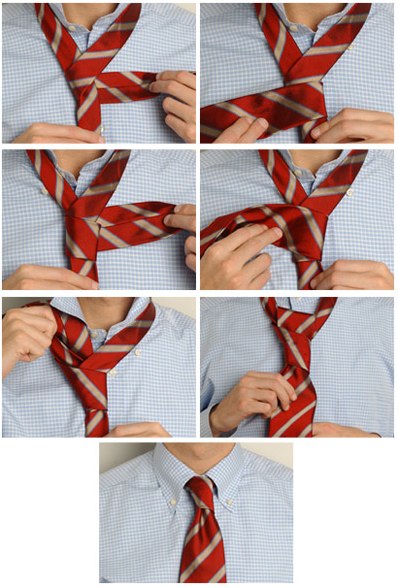 блог lifehacker.ru: как правильно завязывать галстук