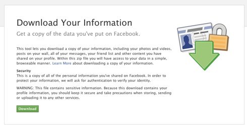 Facebook* | Download Your Information-3