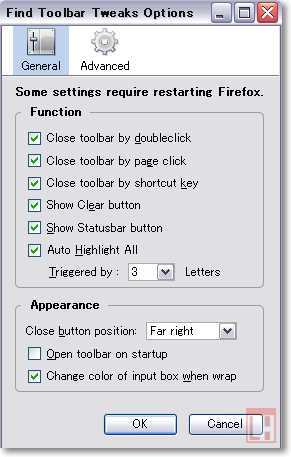 Расширение Find Toolbar Tweaks оптимизирует поиск в браузере Firefox