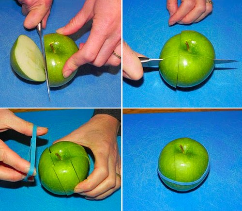 как сделать так, чтобы яблоко не темнело