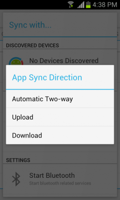 Sync-Direction