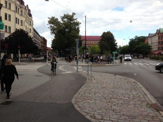 Велосипедные дорожки в Мальмё