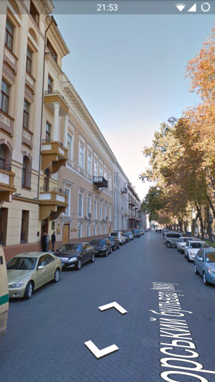 Google Maps для Android: Street View