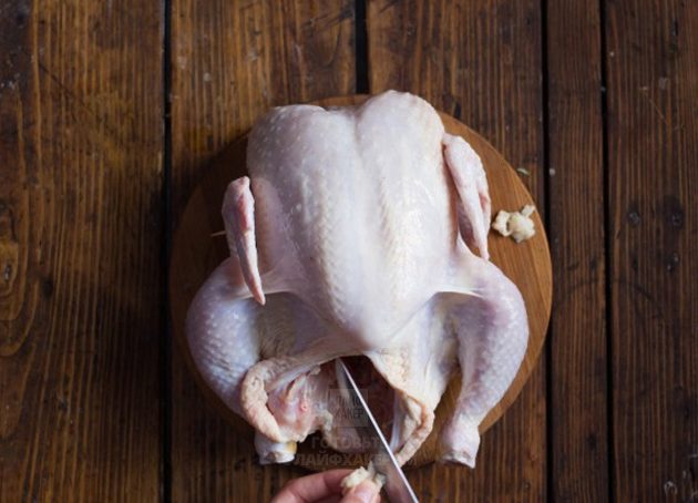 Как приготовить курицу: удаляем излишки жира