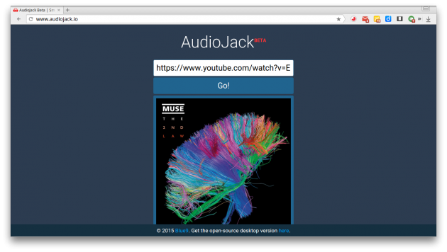 Как скачать музыку с помощью AudioJack 
