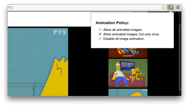Chrome Animation Policy: как убрать анимацию в