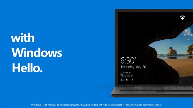Windows Hello Windows 10 Anniversary Update