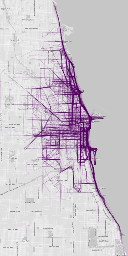 Where people run — Chicago
