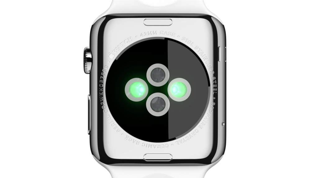 Кардиодатчик в Apple Watch Sport