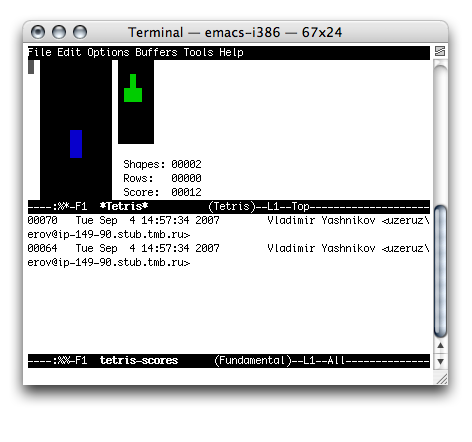 Скрытые Unix-игры в Mac OS X