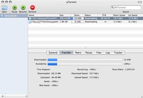 uTorrent Mac