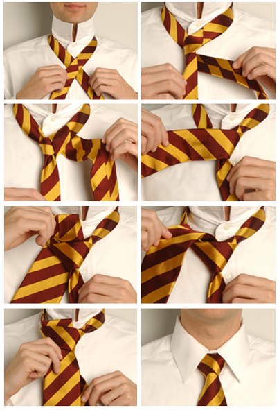 завязывать галстук, способы завязать галстук правильно, завязывание мужского галстука, узлы галстуков-2