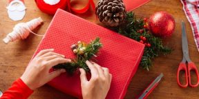 Как упаковать подарок на Новый Год своими руками