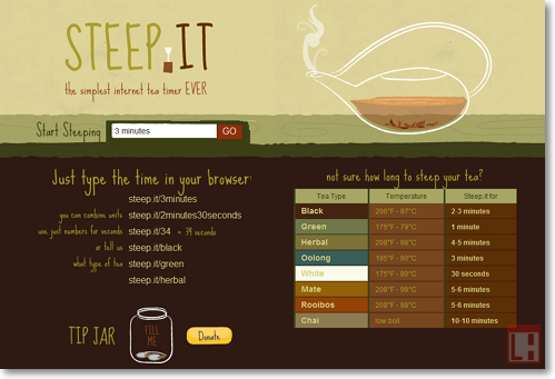 Steep.it - таймер, который поможет заварить правильный чай