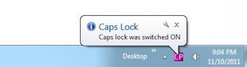 Как не пропустить нажатый случайно Caps Lock