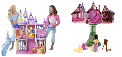 подарки для детей, домик для барби, замок для принцесс, башня рапунцель