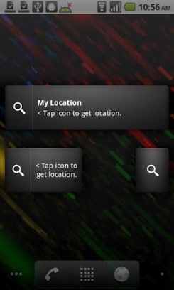 Удобный Android виджет для определения своего местоположения