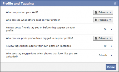 как правильно настроить приватность в facebook*