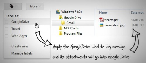 Как добавлять любое вложение из Gmail в Google Drive