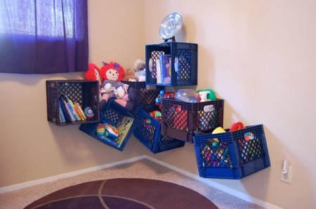 Идеи хранения игрушек в детской комнате