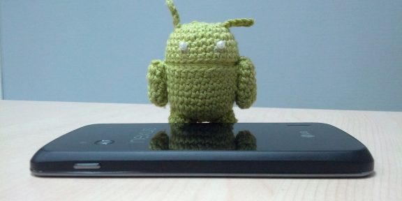Как связать крючком маленького Android