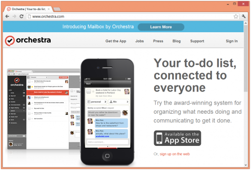 Orchestra - минималистичный планировщик задач с приложением для iPhone