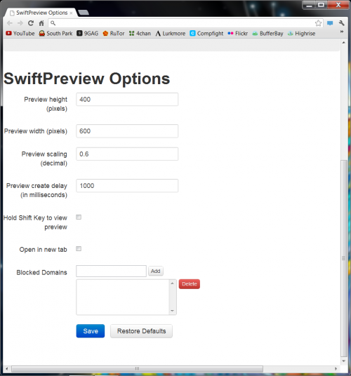 SwiftPreview для Chrome позволяет просмотреть содержимое ссылки до её открытия