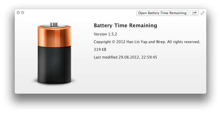 Battery Time Remaining — окончательное решение «проблемы времени» в Mountain Lion