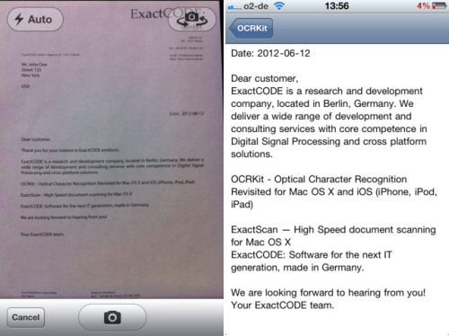 OCRKit для iPhone и Мас: сканирование, конвертация и распознавание текста