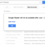 Google Reader закрывается