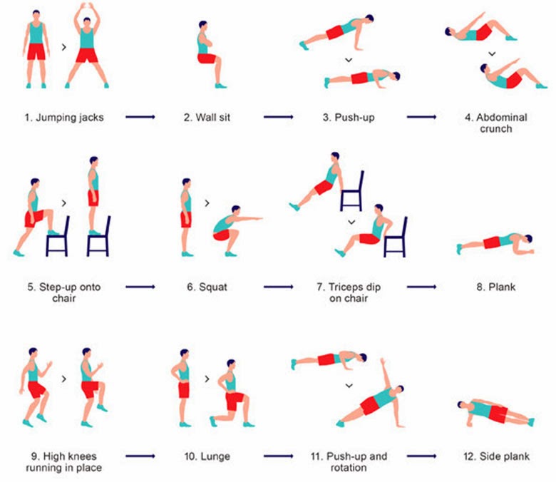 Схема Упражнений Фото
