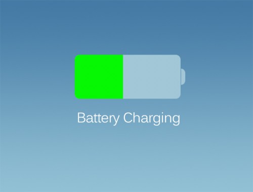 iOS 7 Battery Charging