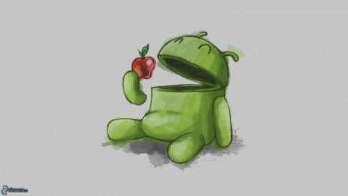 [pictures.4ever.eu] android, apple, cartoon 157807
