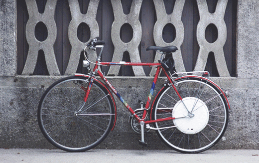 Умное колесо смотрится ОК на многих велосипедах
