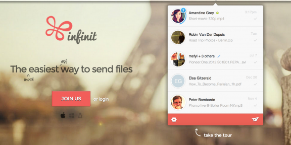 Infinit — изящное решение для передачи файлов между пользователями OS X