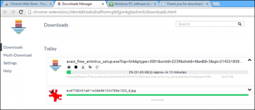 Fruumo Download Manager