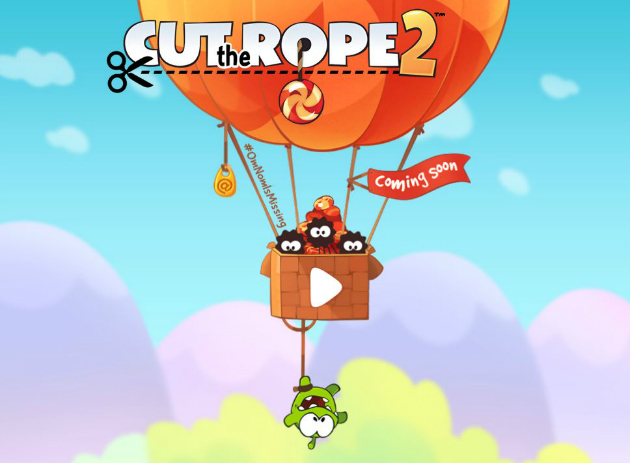 Cut The Rope 2 выходит на iOS 19 декабря