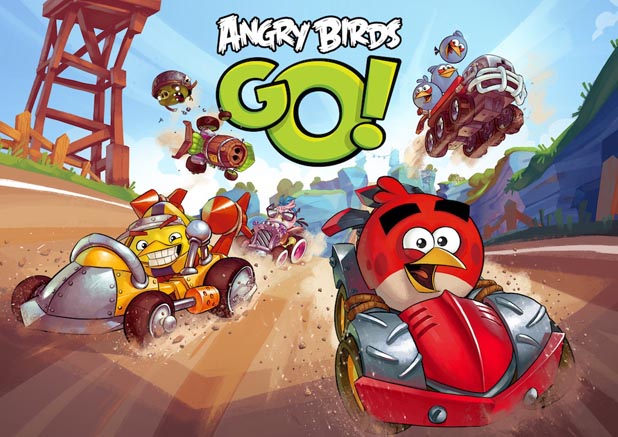 Angry Birds Go!: классные аркадные гонки с ****** донатом