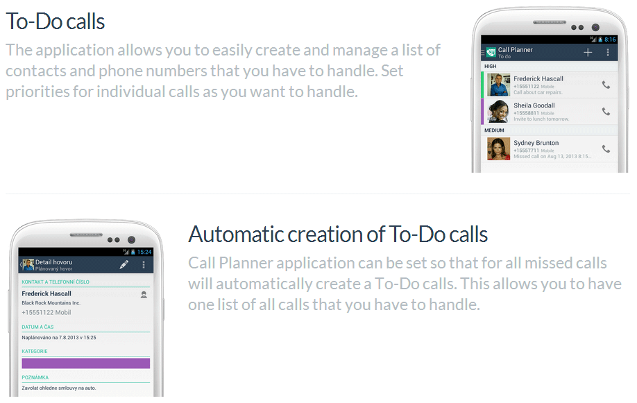 Call Planner &#8212; ToDo-приложение для организации звонков