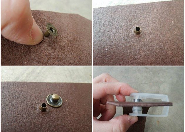 как сделать кожаный браслет