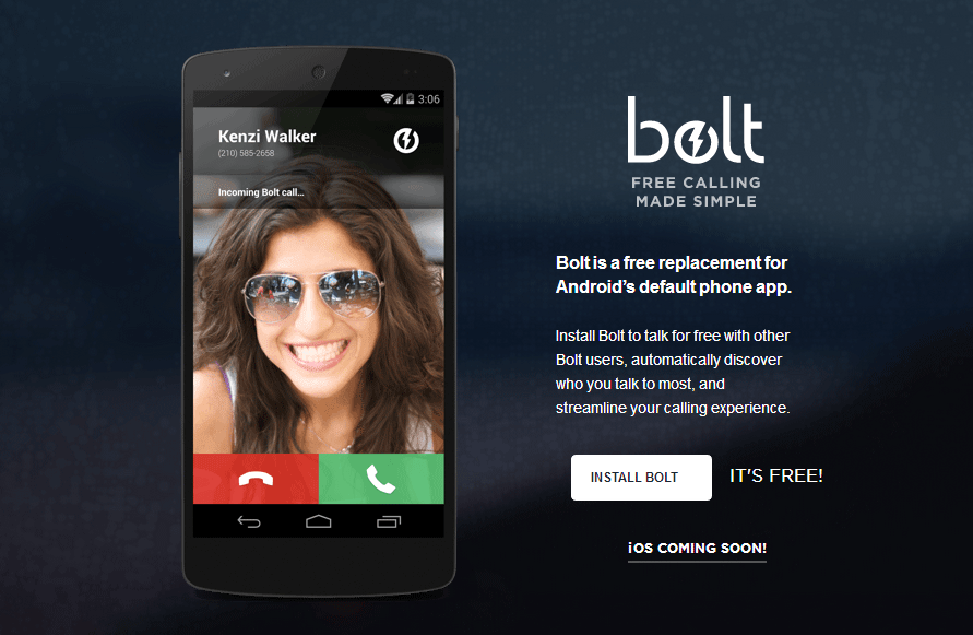 Bolt: конкурент Viber на рынке бесплатных звонков с мобильного на мобильный
