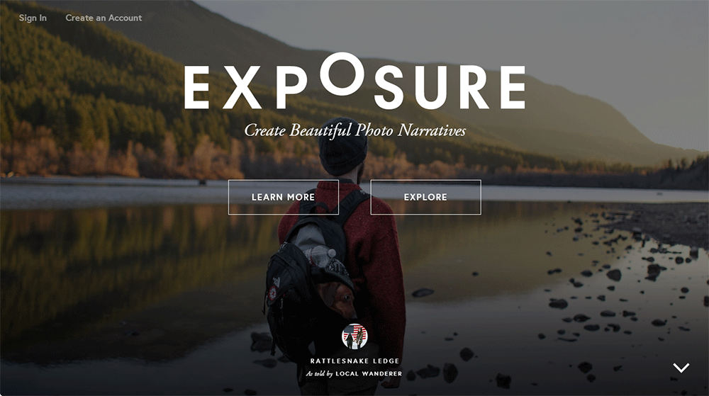 Exposure: блог-платформа с акцентом на фотографии