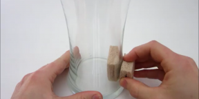 Как мыть высокие стаканы и вазы изнутри