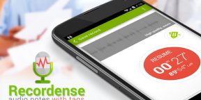 Recordense для Android: стильный диктофон с метками
