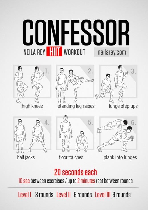 confessor-workout