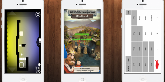 Умные игры для iOS: BLiP, Red Herring, Bridge Constructor Medieval