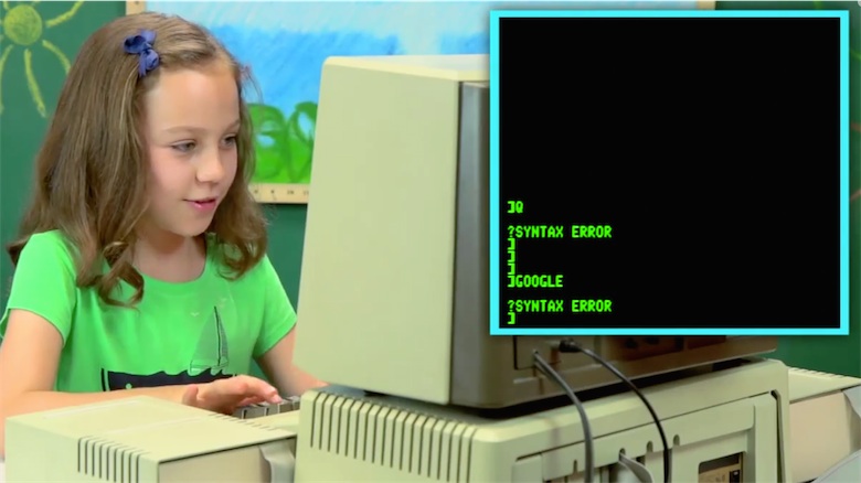 Как дети реагируют на Apple II (ВИДЕО)