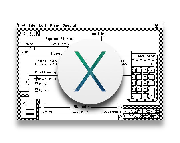 Прошлое, настоящее и будущее интерфейса OS X