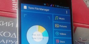 Tomi File Manager (Android) умно отсортирует память смартфона по типам файлов