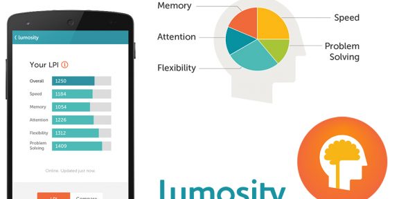 Lumosity теперь тренирует мозги и Android-пользователей